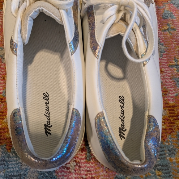 Madewell Sidewalk Sneaker Suede and Leather Size 11 - Picture 6 of 7